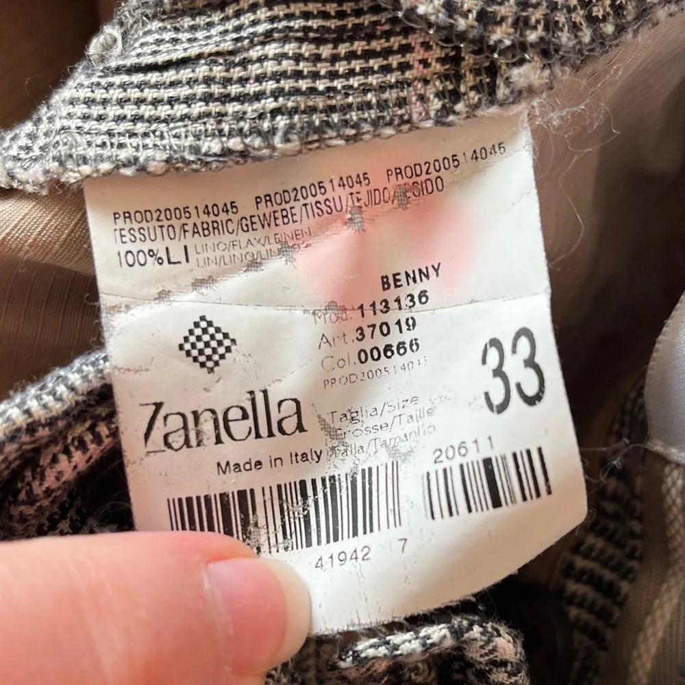 Zanella Men's “Benny” Pants in white, black, pink